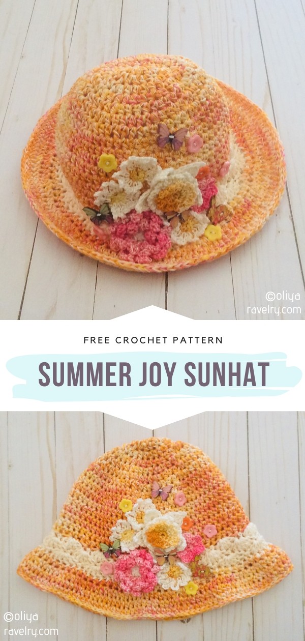 Summer Joy Crochet Sunhat