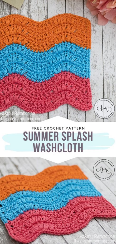 Vivid Crochet Washcloths Free Patterns