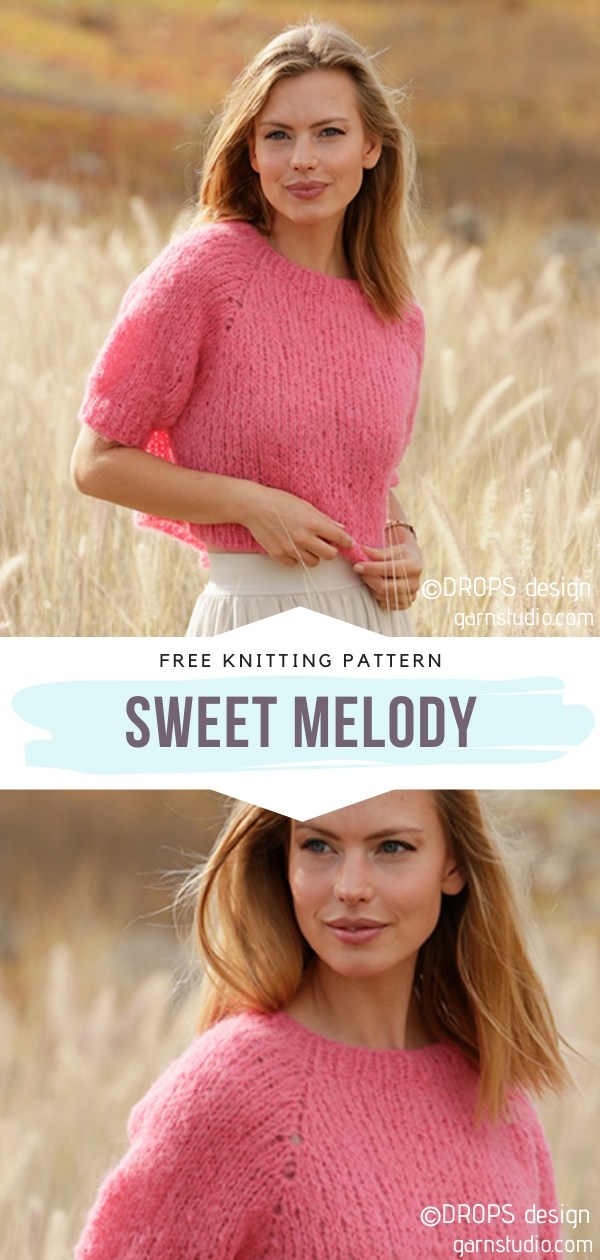 Light Summer Sweaters Free Knitting Patterns