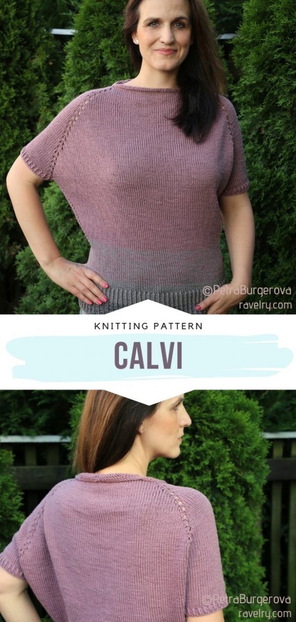 Light Summer Sweaters Free Knitting Patterns