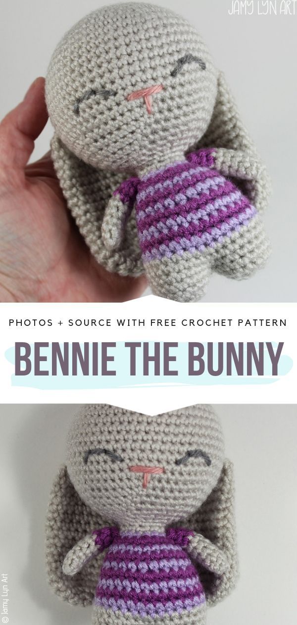 Bennie the Bunny Free Crochet Pattern