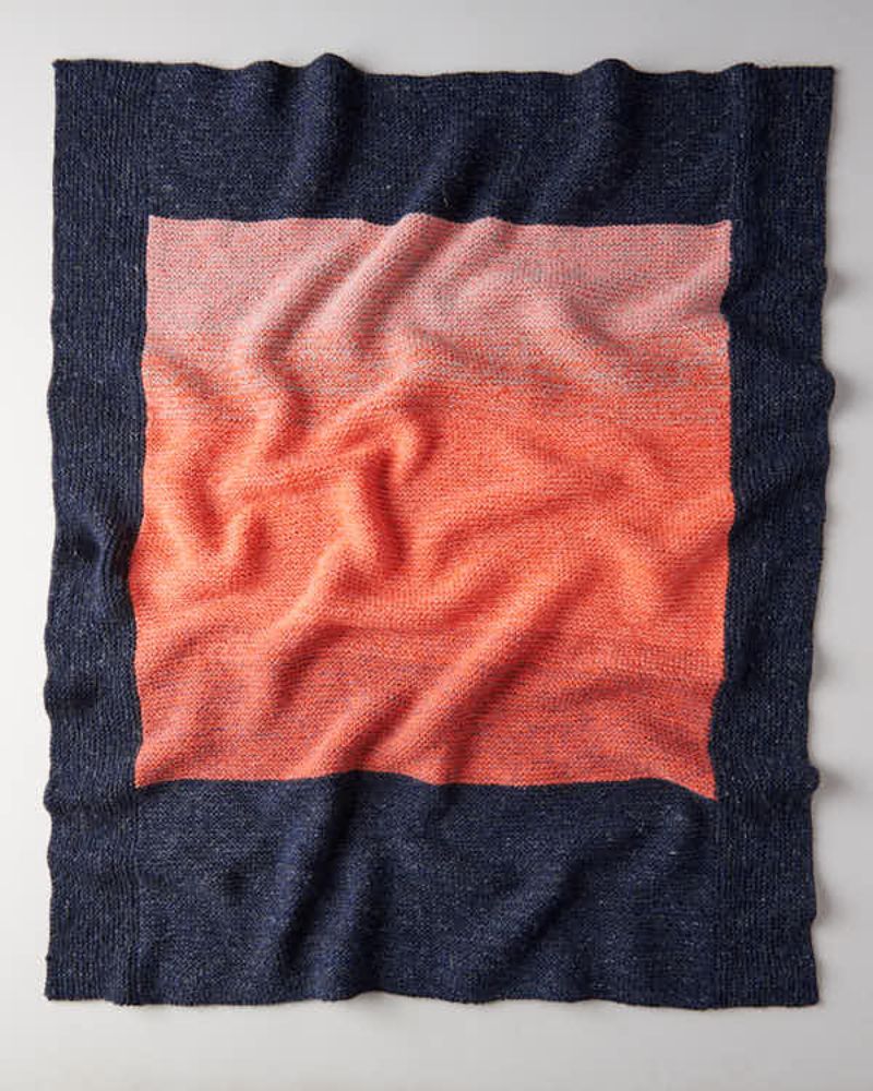 Color Wash Knit Blanket