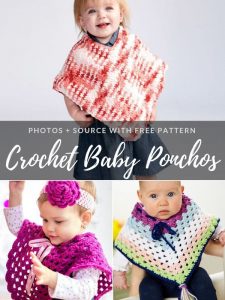 Crochet Baby Ponchos - Free Patterns