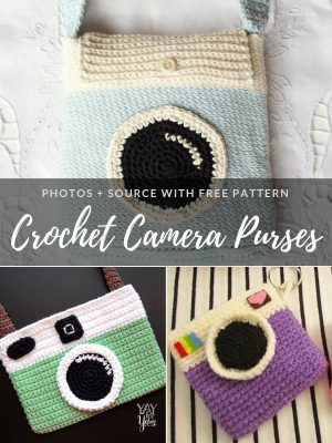 Crochet Camera Purses Free Patterns