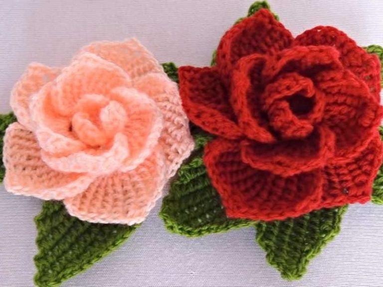 Crochet Flower Applique Free Patterns