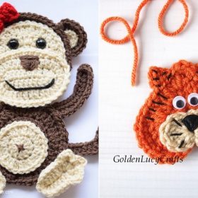 Fun Animal Appliques with Free Crochet Patterns