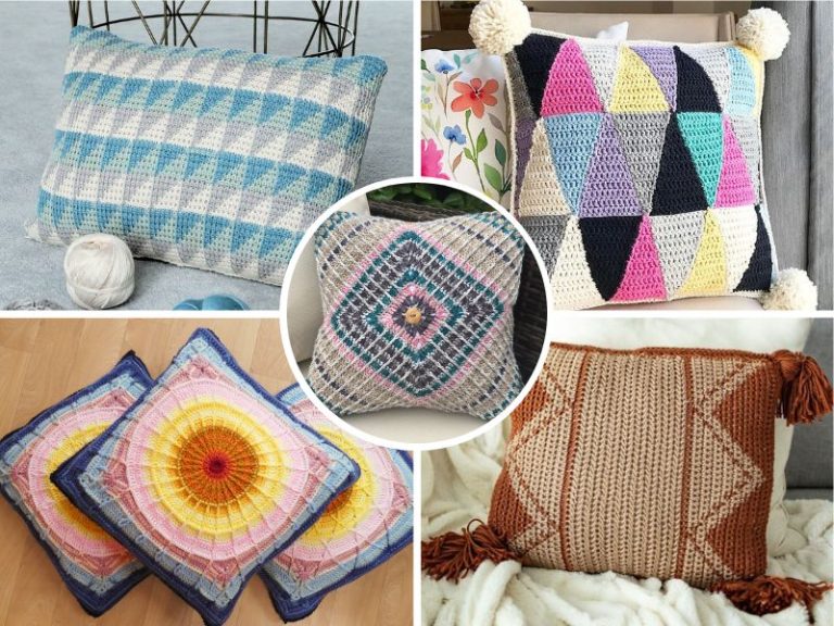 Stunning Crochet Cushion Free Patterns