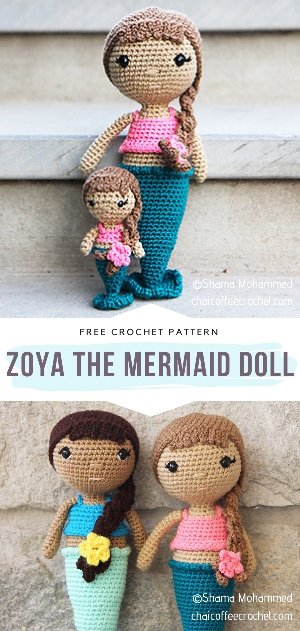 Crochet Mermaid Doll