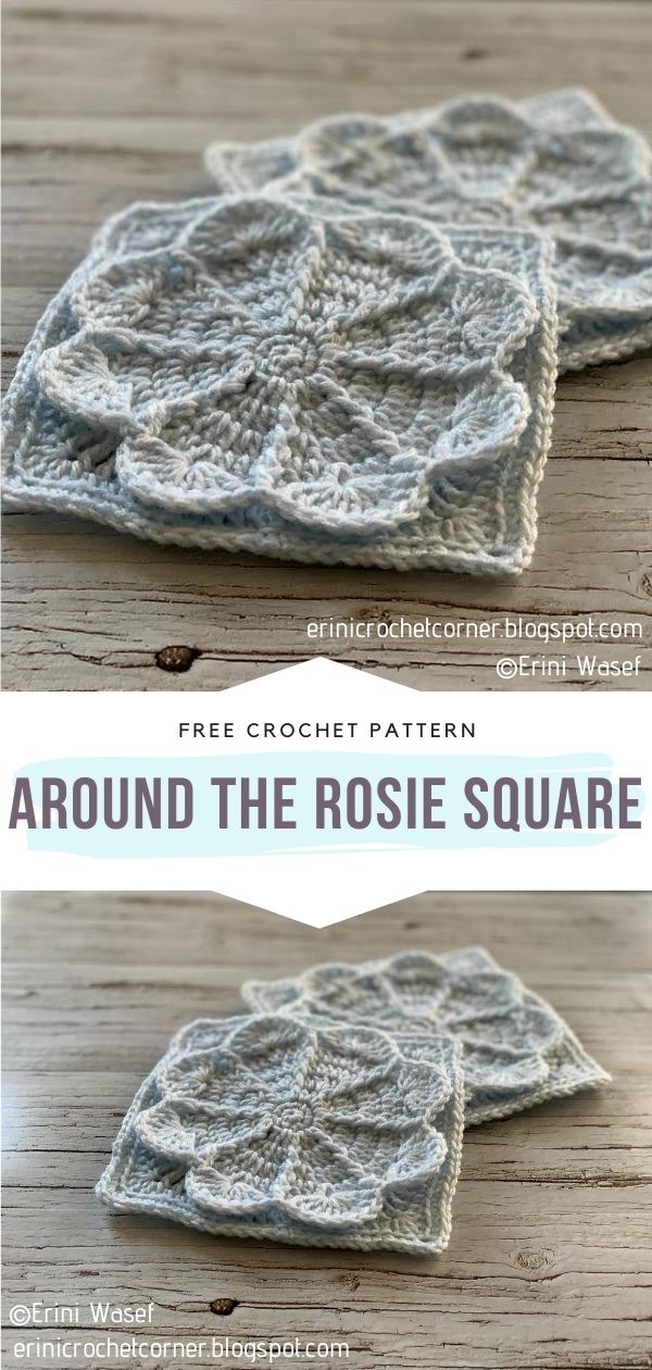 Floral Crochet Square