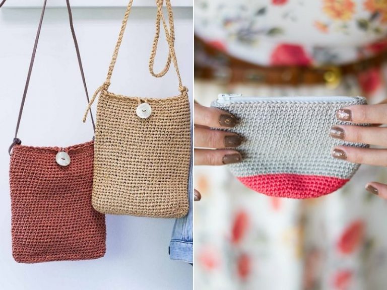 Easy to Make Crochet Pouches – Free Patterns