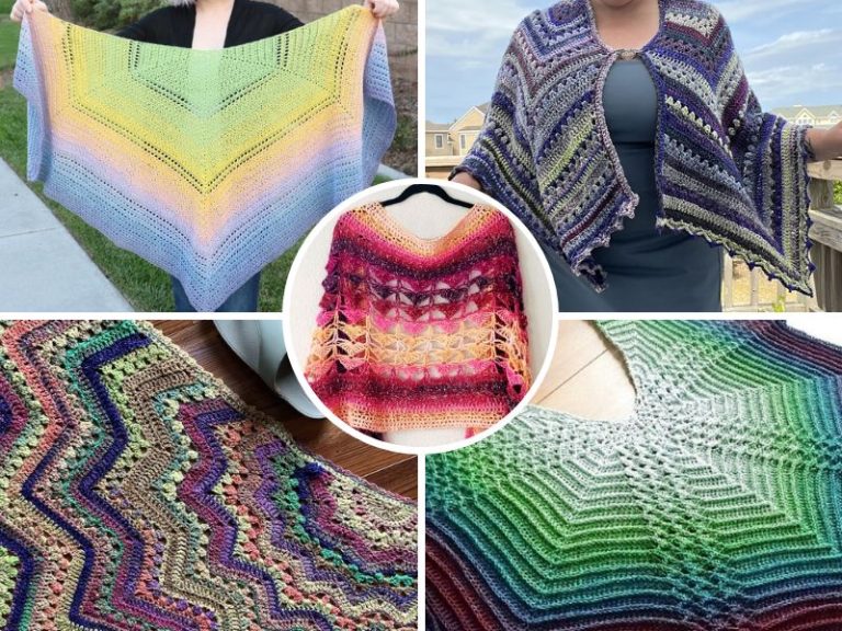 Spectacular Butterfly Shawl Free Crochet Patterns