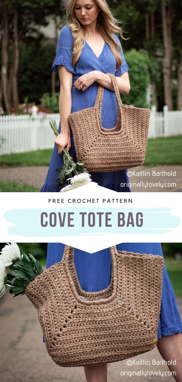 Cove Crochet Tote Bag Pattern - Originally Lovely