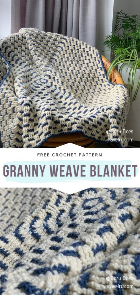 Our Favorite Weave Stitch Crochet Blankets - Free Patterns