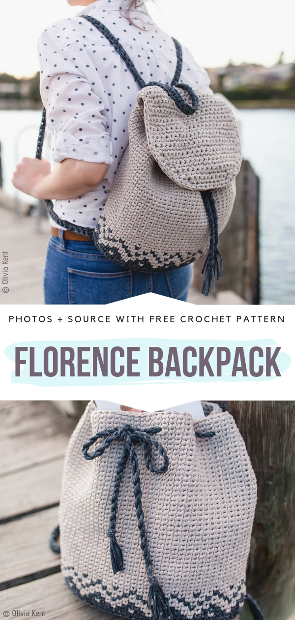 Ravelry: Florence Backpack pattern by Olivia Kent