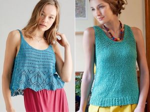 Trendy Knitted Tops for Summer - Free Patterns