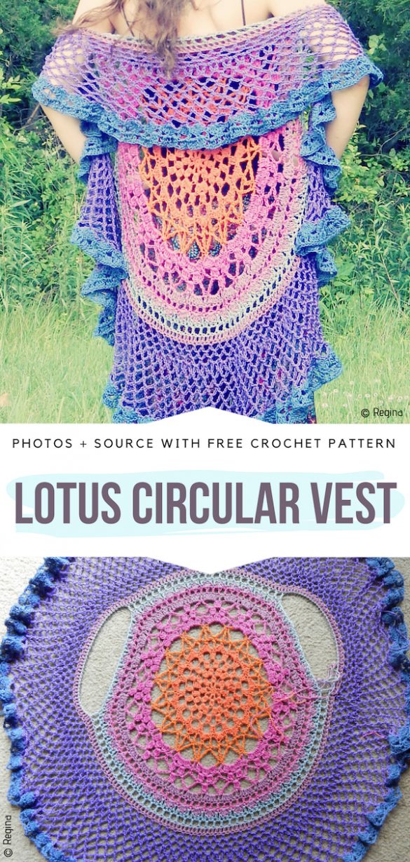 Lacy Summer Crochet Vests - Free Patterns