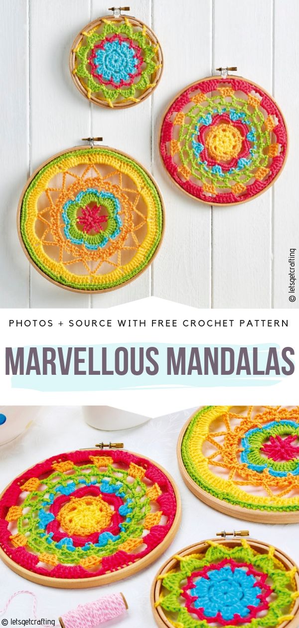 Marvellous Mandalas&nbsp;Free Crochet Pattern