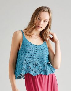 Trendy Knitted Tops for Summer - Free Patterns