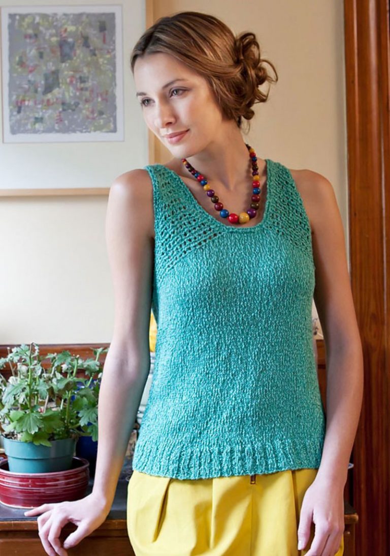 Trendy Knitted Tops for Summer - Free Patterns