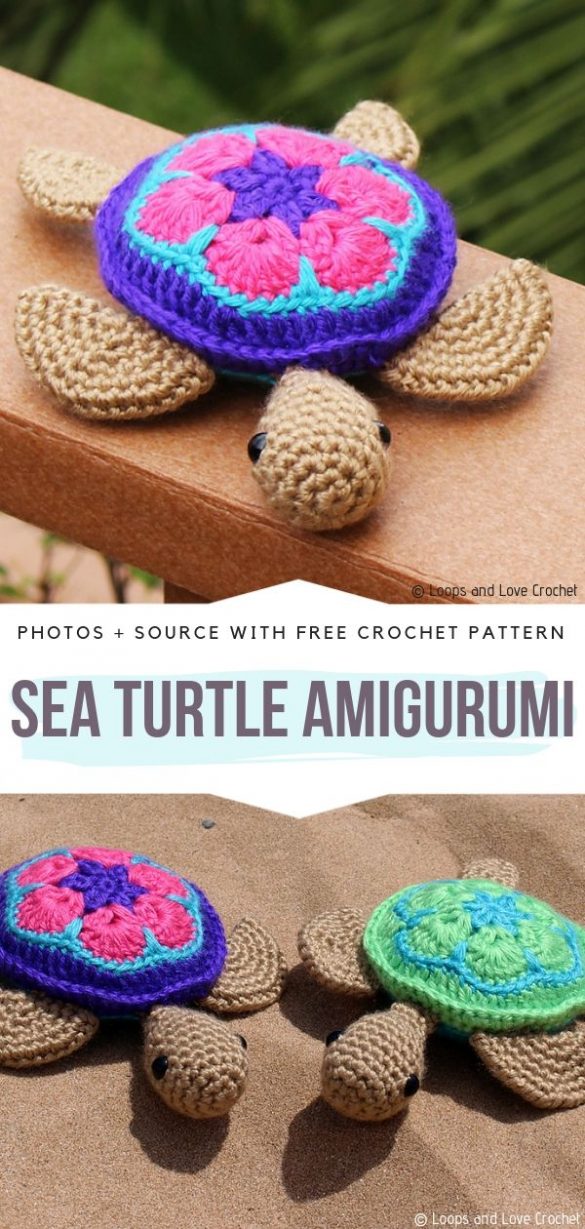 Amigurumi Turtles - Free Crochet Patterns