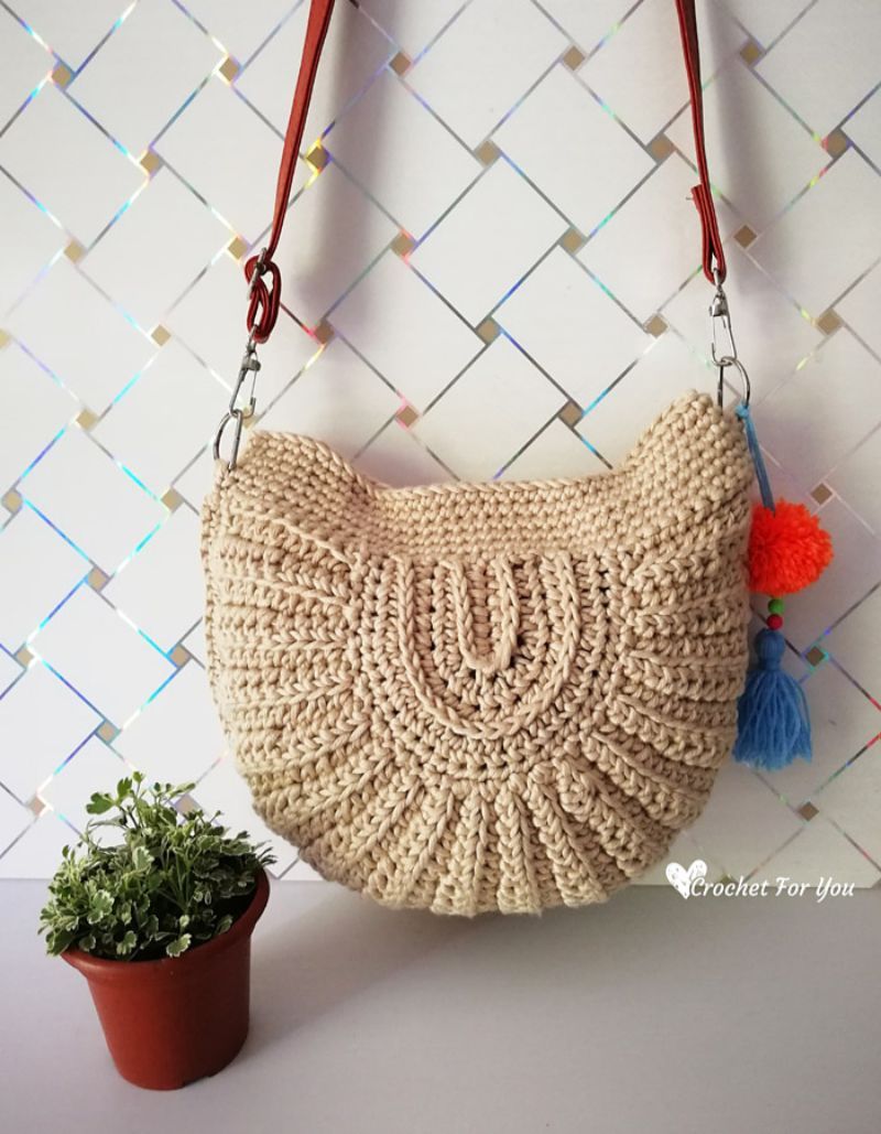 Seashell Bag Free Crochet Pattern