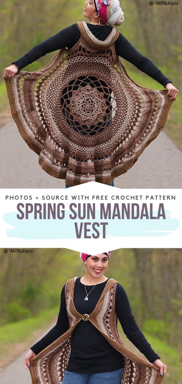 Lacy Summer Crochet Vests - Free Patterns