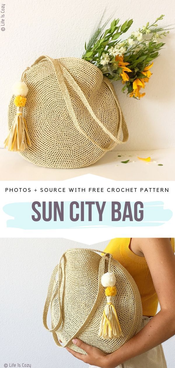 Circle Crochet Bag