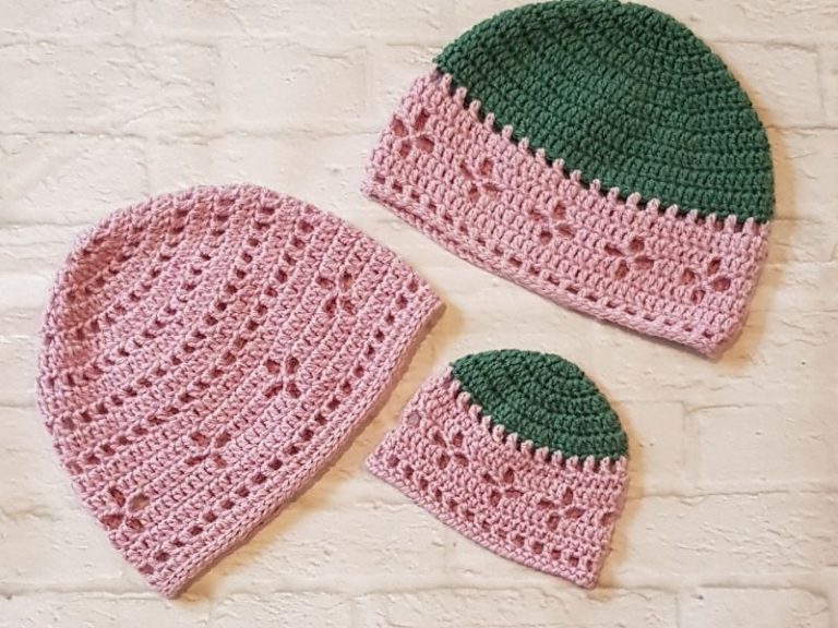 Sweet Spring Baby Beanies Free Crochet Patterns