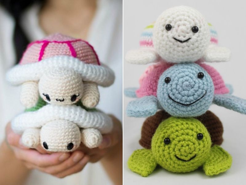 Amigurumi Turtles - Free Crochet Patterns