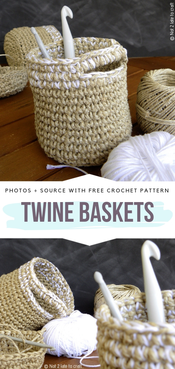 Twine Baskets