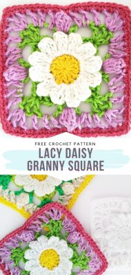 Summer Granny Squares Free Crochet Patterns