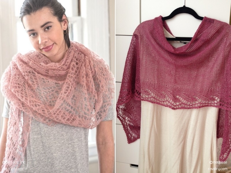Stunning Lace Wraps Free Knitting Patterns