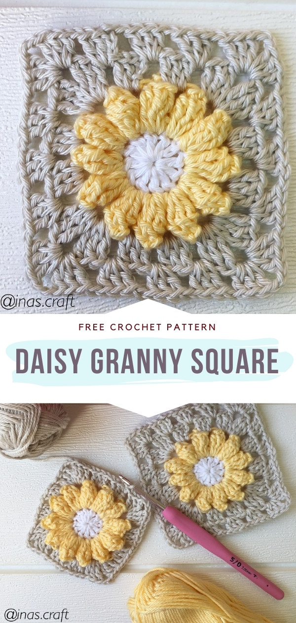 Summer Granny Squares Free Crochet Patterns