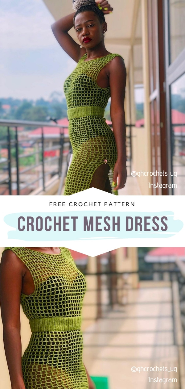 Crochet Mesh Dress