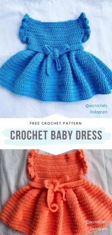 Cute Crochet Baby Dresses Free Crochet Patterns