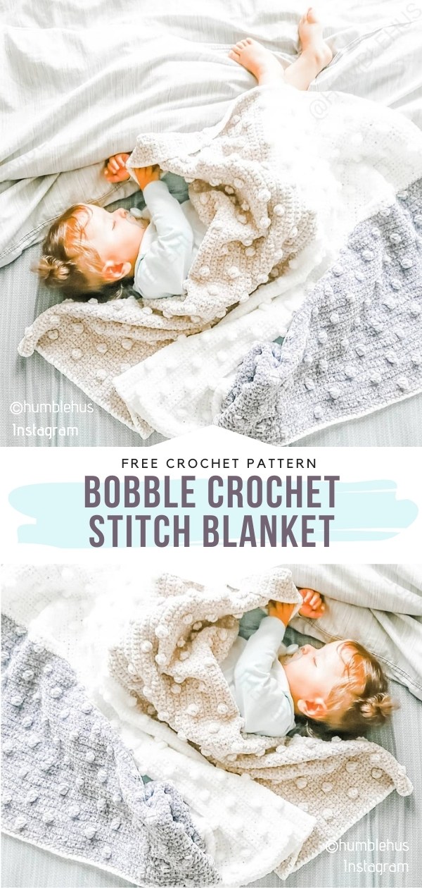 Bobble Crochet Stitch Blanket
