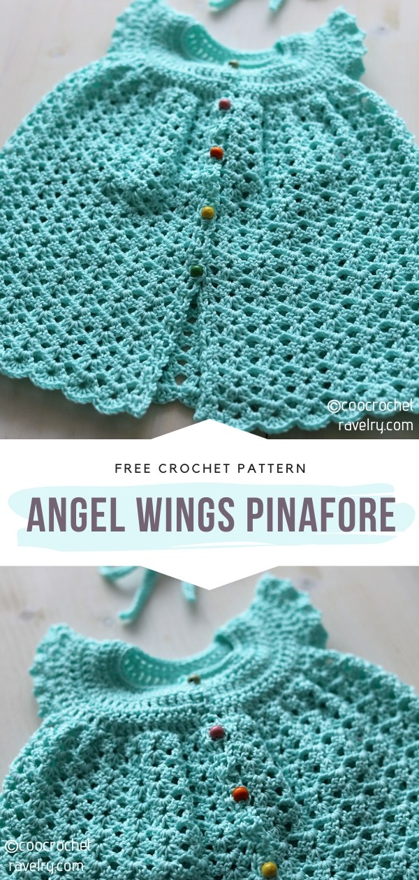 Pinafore Crochet Baby Dress