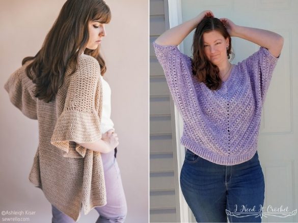 Elegant And Feminine Crochet Sweaters - Free Patterns