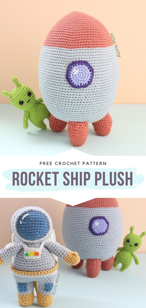 Rocket Ship Plush