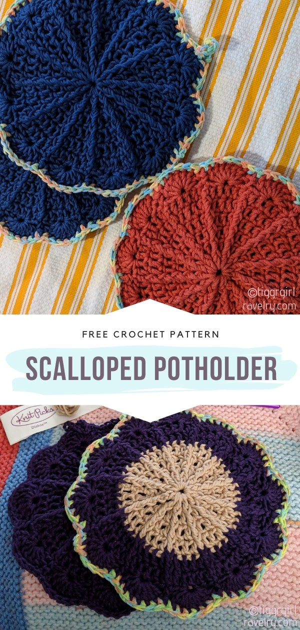 Crochet Pot Holders – LaughingWillow
