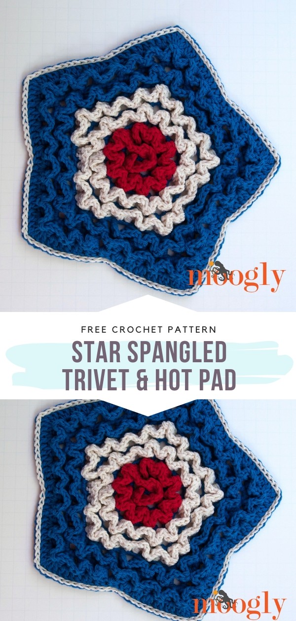 50 Free Crochet Potholder and Trivet Patterns • Oombawka Design Crochet