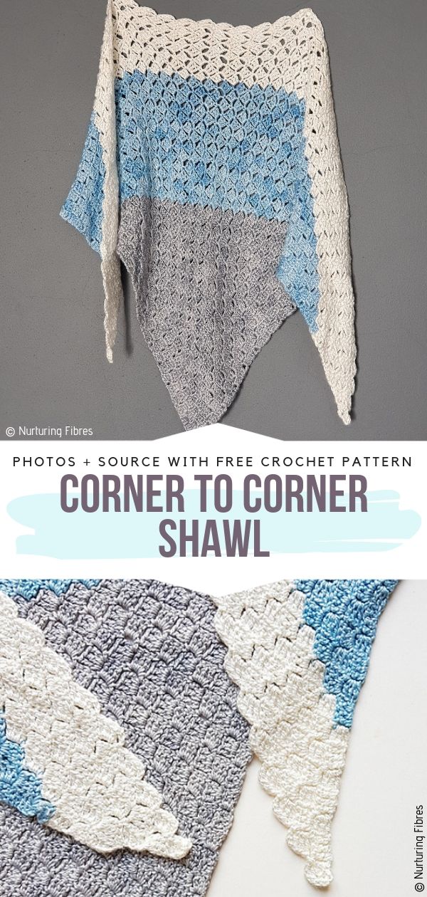 Corner To Corner Crochet Shawl