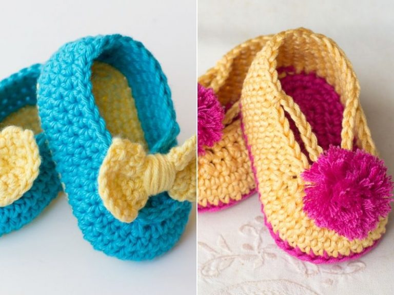 Cute Baby Summer Booties Free Crochet Patterns