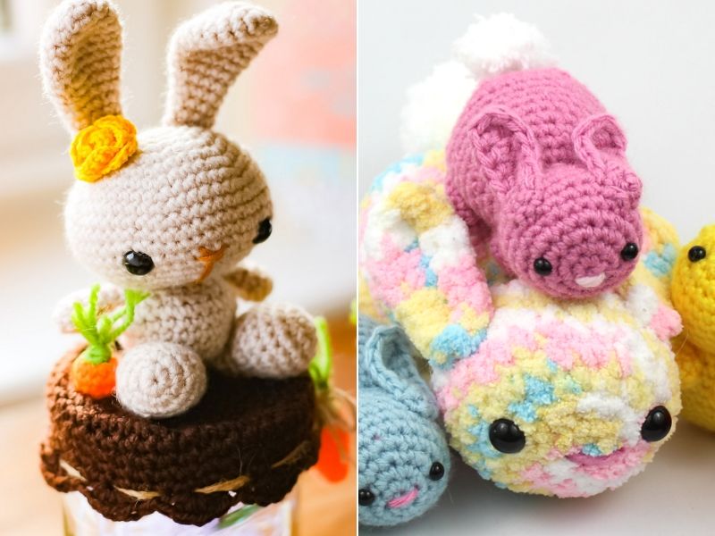 Cute Crochet Bunnies Free Patterns