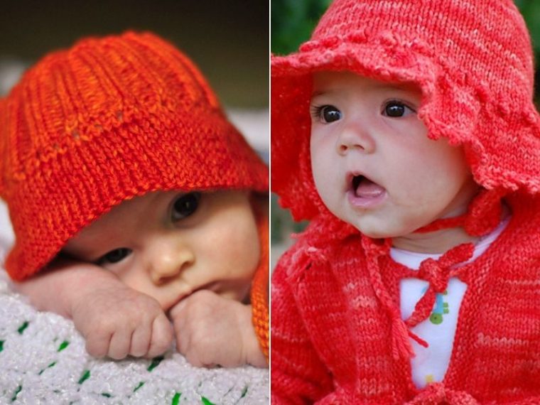 Knitted Baby Sun Hats Free Patterns