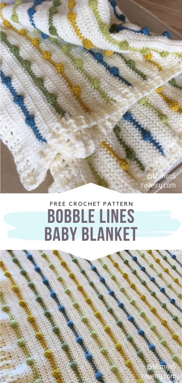 Joyful Bobble Crochet Baby Blankets Free Crochet Patterns