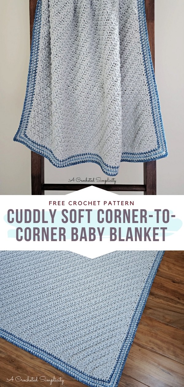 Corner-to-Corner Baby Blanket