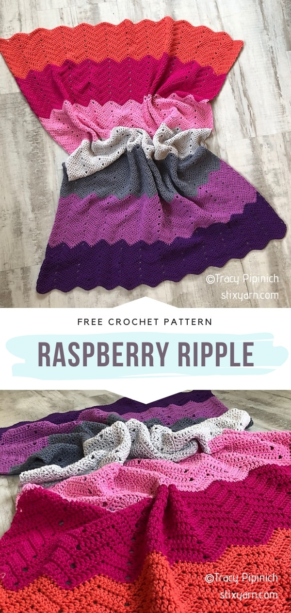Ripple Crochet Blanket