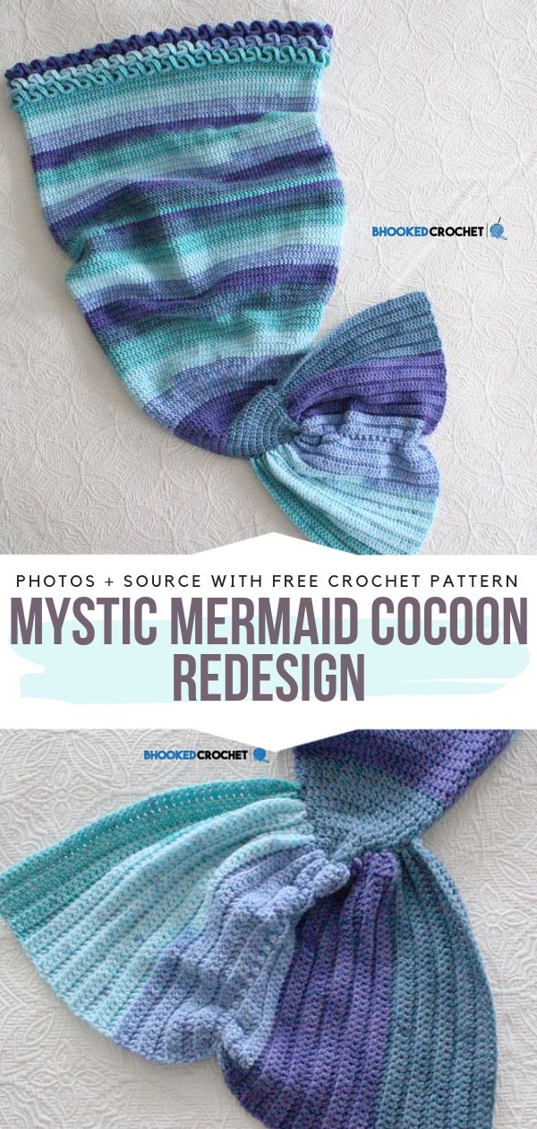 Mystic Mermaid Cocoon Redesign Free Crochet Pattern