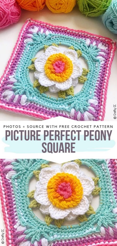 Summer Granny Squares Free Crochet Patterns